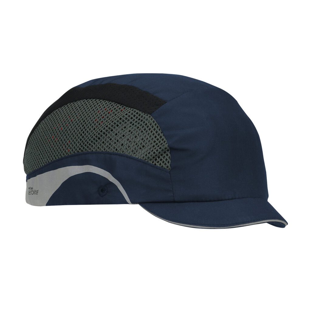 PIP JSP® HardCap Aerolite™ Lightweight Baseball Style Bump Cap with HDPE Protective Liner and Adjustable Back - Micro Brim