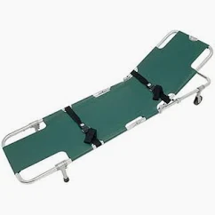 Junkin Safety Easy-Fold Wheeled Stretcher