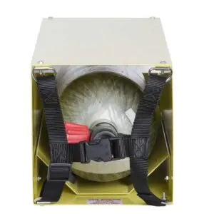 Ziamatic Horizontal Steel QUIC-STORAGE Rack - Yellow