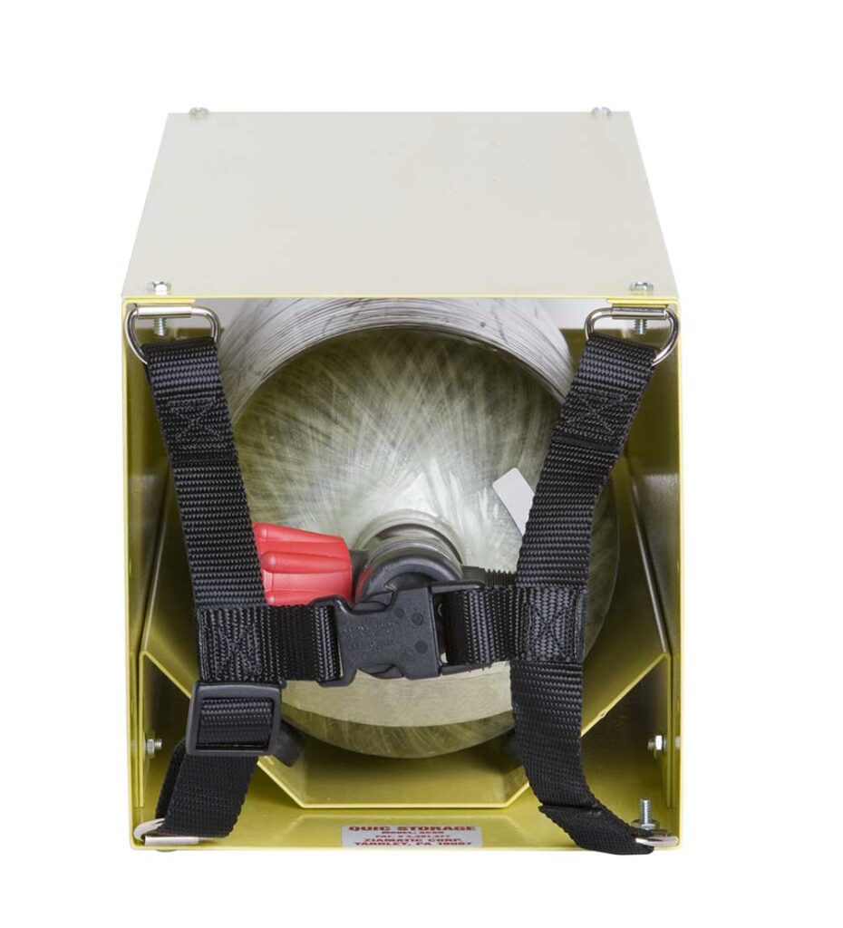 Ziamatic Horizontal Steel QUIC-STORAGE Rack - Yellow