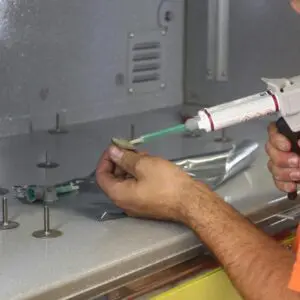 Ziamatic Large Black Footman's Loops - 6ct.