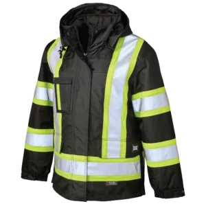 Tough Duck Women's Poly Oxford 5-In-1 Safety Jacket