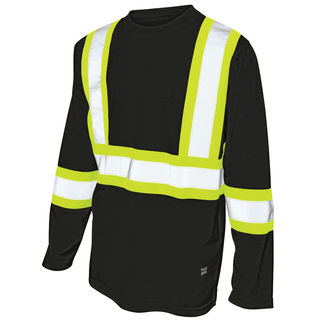 Tough Duck Micro Mesh Long-Sleeve Safety T-Shirt