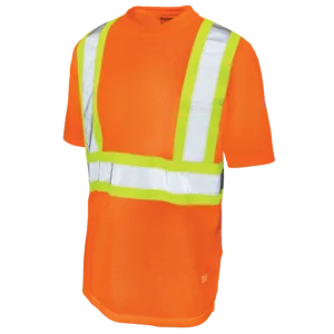 Tough Duck Micro Mesh Short-Sleeve Safety T-Shirt with Pocket