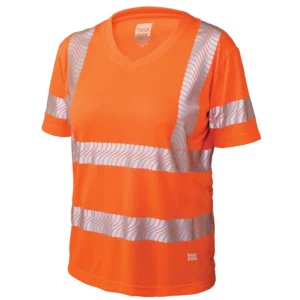 Tough Duck Women's Polyester Jersey Short Sleeve Safety T-Shirt