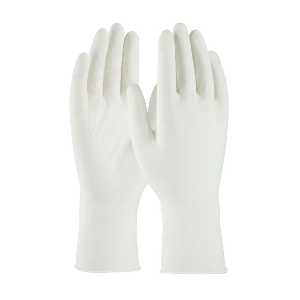 PIP QRP® Qualatrile® Single Use Class 100 Cleanroom Nitrile Glove with Finger Textured Grip - 9.5"