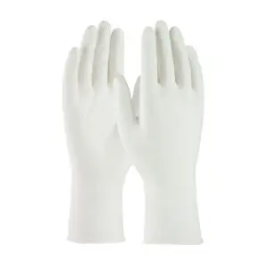 PIP QRP® Qualatrile® Single Use Class 100 Cleanroom Nitrile Glove with Finger Textured Grip - 9.5"