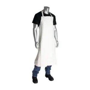 PIP® White Vinyl Apron - 6 mil
