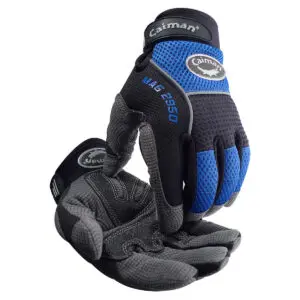 PIP Caiman® MAG™ Multi-Activity Glove with Synthetic Leather Padded Palm and Blue AirMesh™ Back