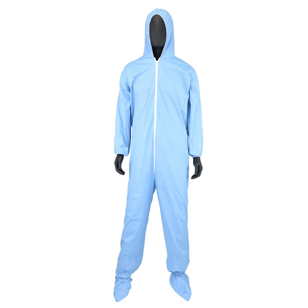 PIP Posi-Wear® FR™ Posi-Wear Flame Resistant Coverall Hood, Boot, Elastic Wrist & Ankle, 80 gsm