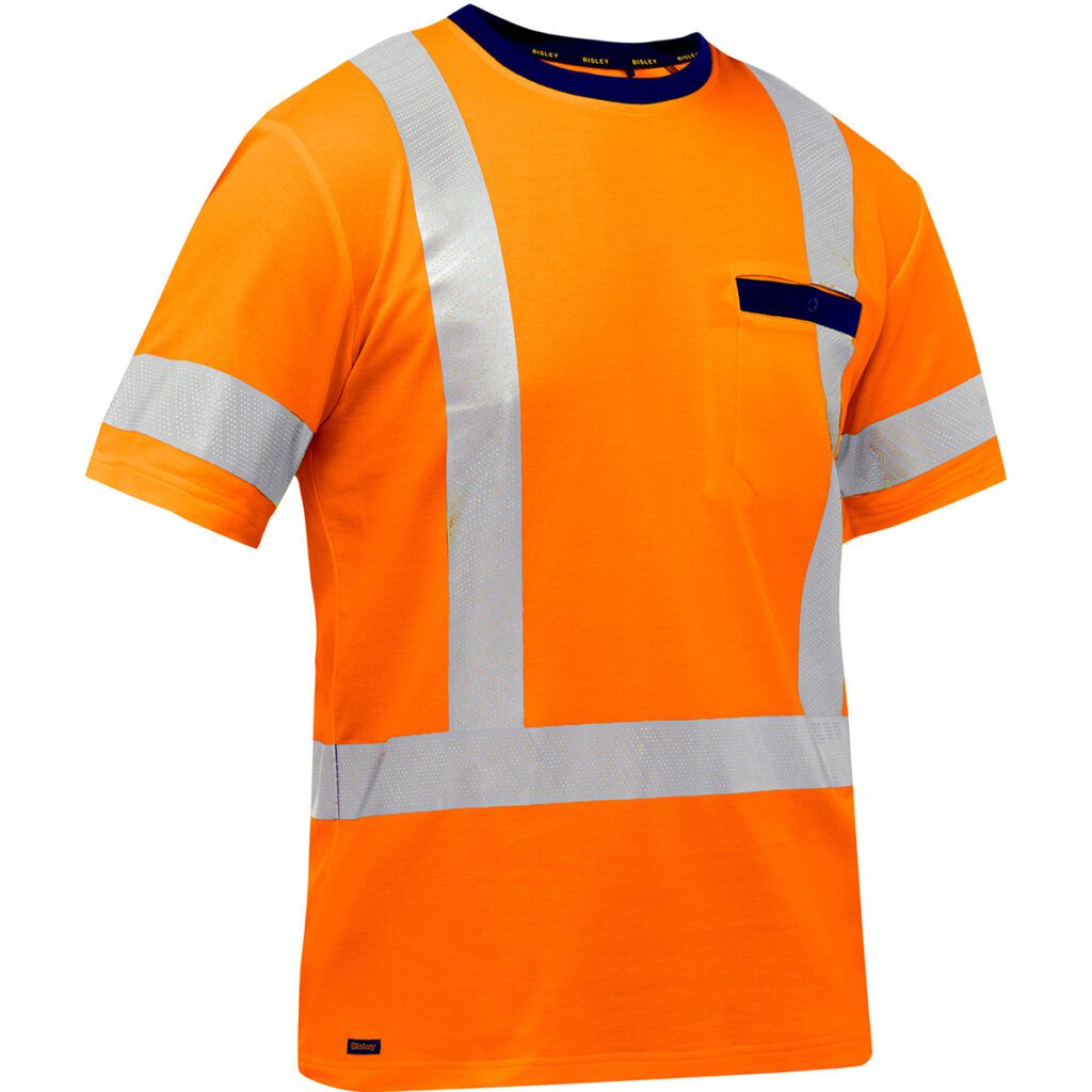 PIP Bisley® Workwear Essentials ANSI Type R Class 3 Short Sleeve T-Shirt