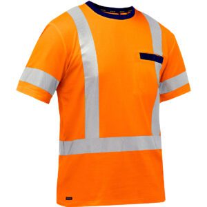 PIP Bisley® Workwear Essentials ANSI Type R Class 3 Short Sleeve T-Shirt