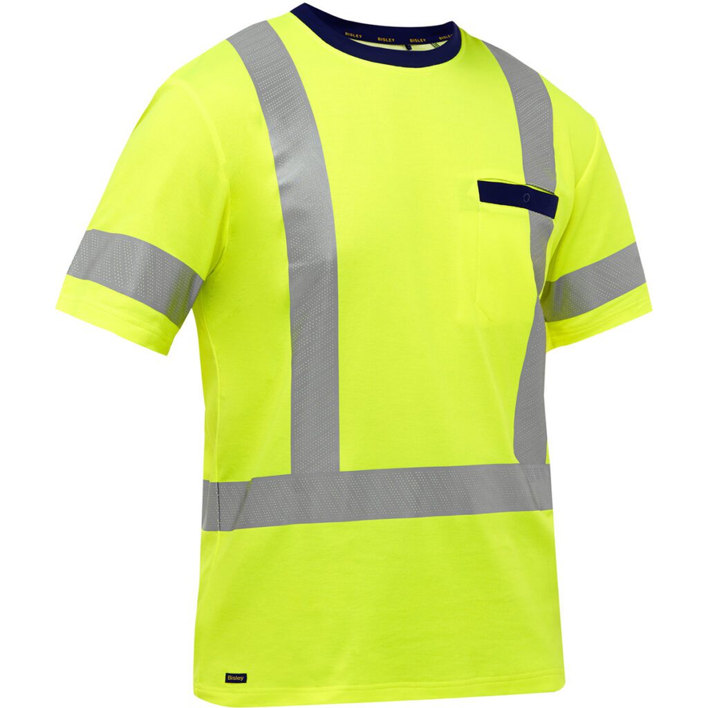 PIP Bisley® Workwear Essentials ANSI Type R Class 3 and CSA Z96 Class 2 X-Back Short Sleeve Shirt