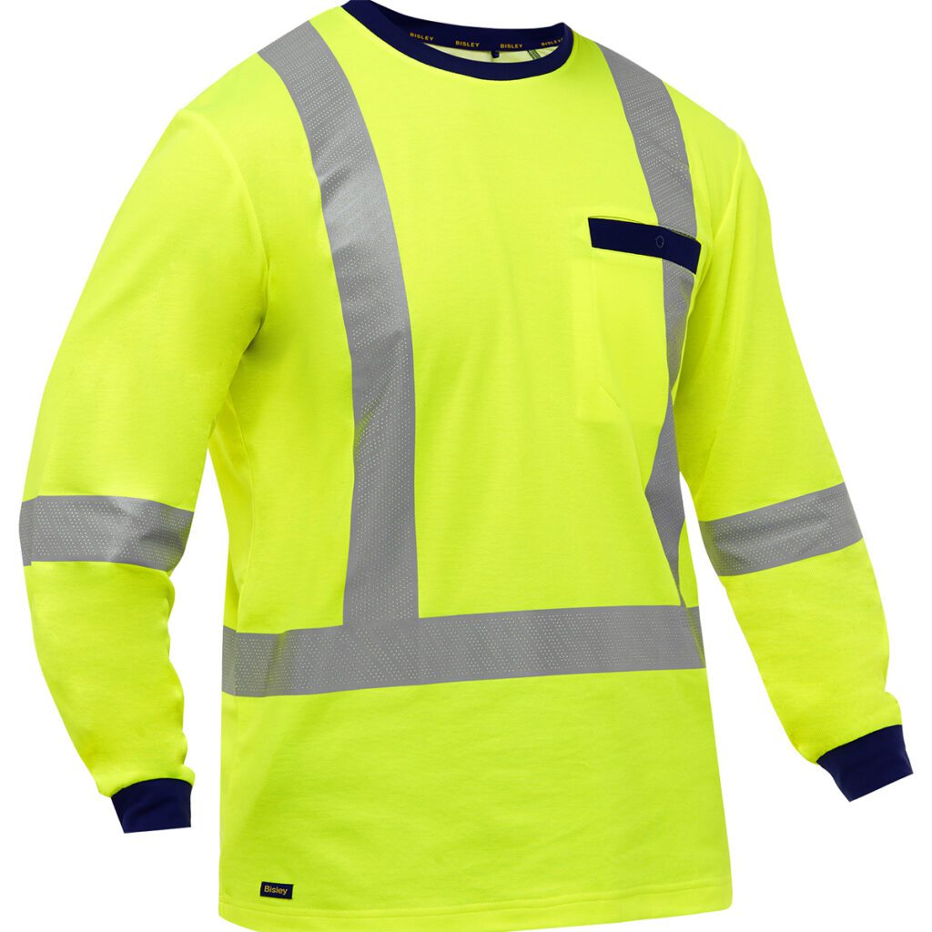 PIP Bisley® Workwear Essentials ANSI Type R Class 3 and CSA Z96 Class 2 X-Back Long Sleeve Shirt