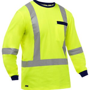 PIP Bisley® Workwear Essentials ANSI Type R Class 3 and CSA Z96 Class 2 X-Back Long Sleeve Shirt