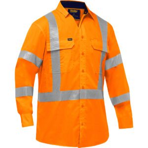 PIP Bisley® X-Airflow™ ANSI Type R Class 3 and CSA Z96 X-Back Long Sleeve Work Shirt with X-Airflow™