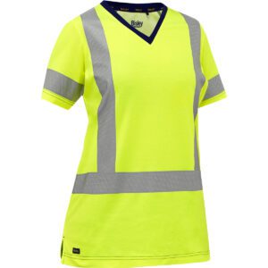 PIP Bisley® Workwear Essentials ANSI Type R Class 2 and CSA Z96 Class 2 Women's X-Back Short Sleeve Shirt