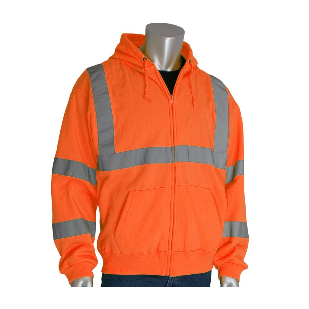 PIP® ANSI Type R Class 3 Hooded Sweatshirt
