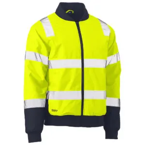 PIP Bisley® Multi-Season Workwear ANSI Type R Class 3 Bomber Jacket with Built-In Padded Lining