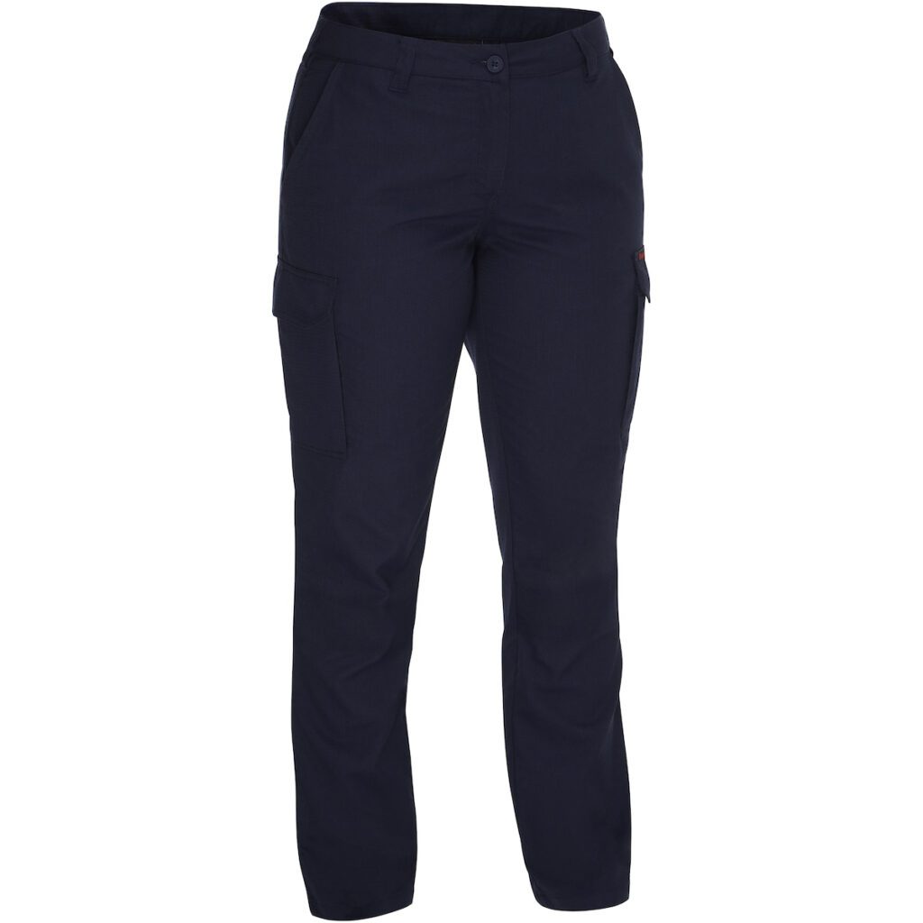 PIP Bisley® Performance Workwear AR/FR Women's Ripstop Industrial Cargo Pant- Industrial Wash Durable