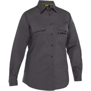 PIP Bisley® X-Airflow™ Women's Long Sleeve Ripstop Work Shirt with X-Airflow™ Ventilation