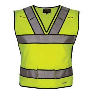 PIP Reflective Apparel™ ANSI Type R Class 2 Public Safety Breakaway Vest with V-Neck