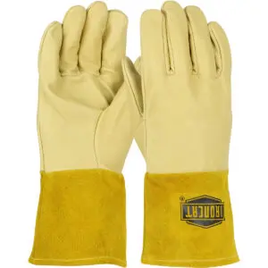 PIP Ironcat® Premium Top Grain Pigskin Leather MIG Welder's Glove with Kevlar® Stitching - 4" Gauntlet Cuff