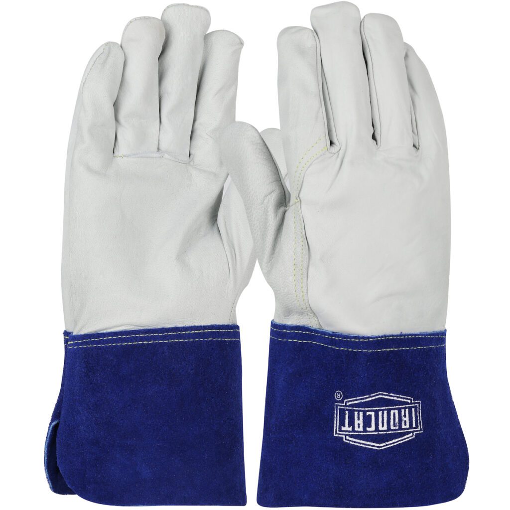 PIP Ironcat® Premium Top Grain Goatskin Leather TIG Welder's Glove with Kevlar® Stitching - 5" Gauntlet Cuff