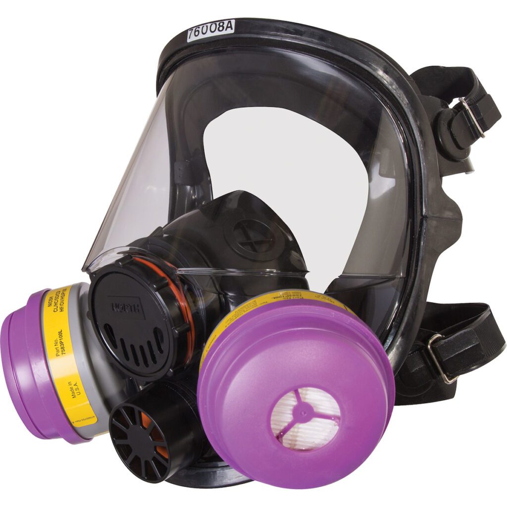 PIP North® 7600 Series Full Facepiece, Medical-Grade Silicone with 5-Strap Headband & Dual N-Series Connectors