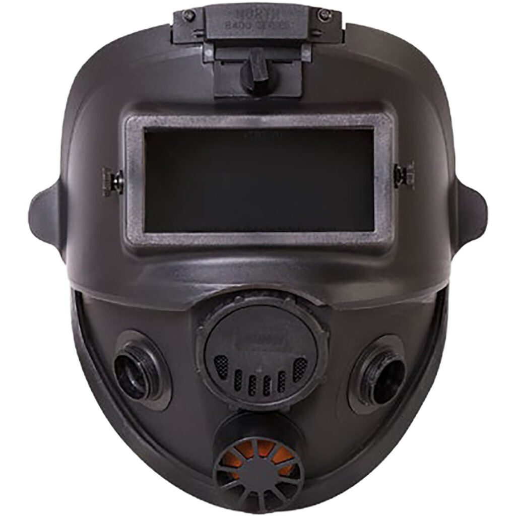 PIP North® 7600 Series 7600 Series Full Facepiece with Welding Attachment, Medical-Grade Silicone, 5-Strap, Dual N-Series Connectors