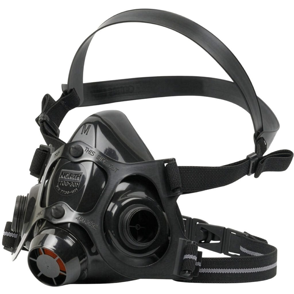 PIP North® 7700 Series Half Mask, Silicone with Dual N-Series Cartridge Connectors
