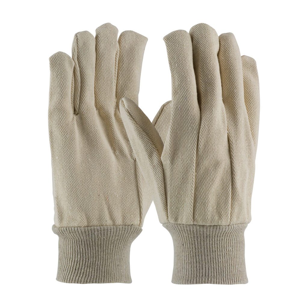 PIP® Premium Grade Cotton Canvas Single Palm Glove - Knit Wrist