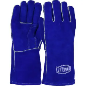 Ironcat® Superior Grade Split Cowhide Leather Welder's Glove with Cotton/Foam Lining