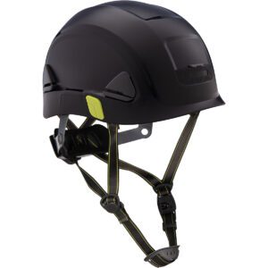 PIP Fibre-Metal® Type II Non-Vented, Industrial Climbing Helmet with HDPE Shell, 8-Point Textile Suspension, Wheel Ratchet Adjustment and a 4-Point Chinstrap