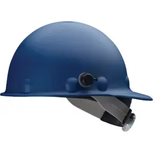PIP Fibre-Metal® Roughneck™ P2 Type I, Cap Style Smooth Dome Hard Hat with High Heat Fiberglass Shell, Quick-Lok Attachment, 8-Point Suspension and Swing-Ratchet Adjustment
