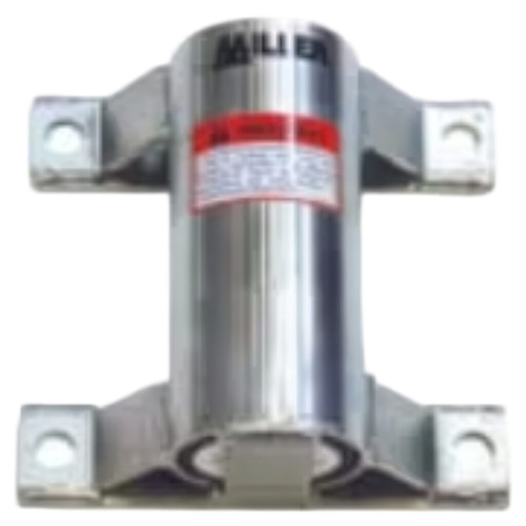 PIP Miller® DuraHoist™ Wall Mount Sleeve, Zinc-Plated Steel