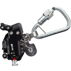 PIP Miller® GlideLoc® Fall Arrester for Vertical Rail System, Detachable Anywhere Along Rail