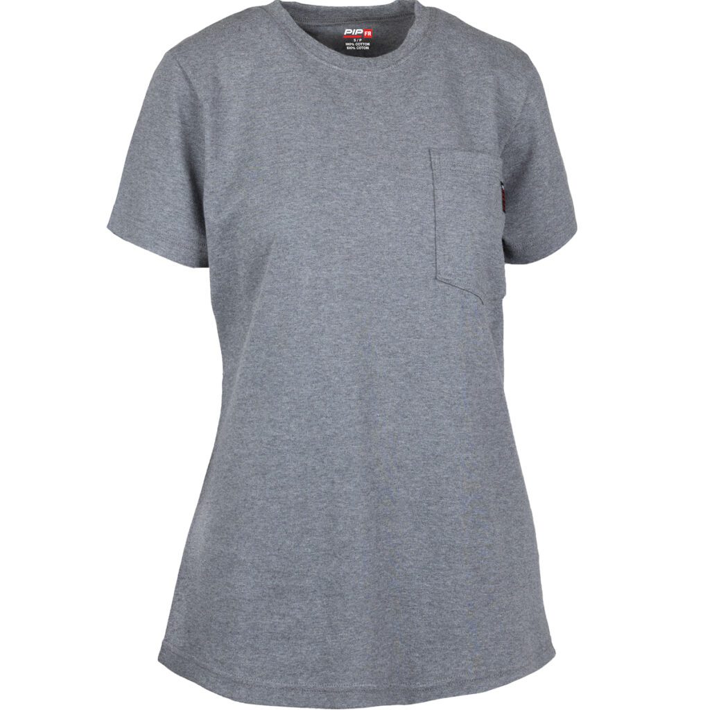 PIP® AR/FR Dual-Certified Women's Short Sleeve T-Shirt - 10.6 cal/cm2