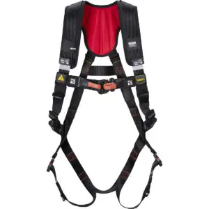 PIP Miller® H500 Arc Flash Full-Body Safety Harness, with 5 Points of Adjustment, with Dielectric Back / Side D-Rings, and Quick-Connect Chest & Leg Buckles