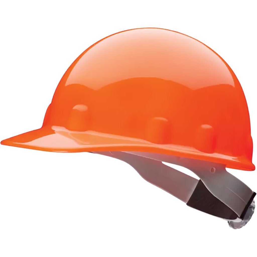 PIP Fibre-Metal® E2 Type I, Cap Style Smooth Dome Hard Hat with Thermoplastic Shell, 8-Point Suspension and Wheel Ratchet Adjustment