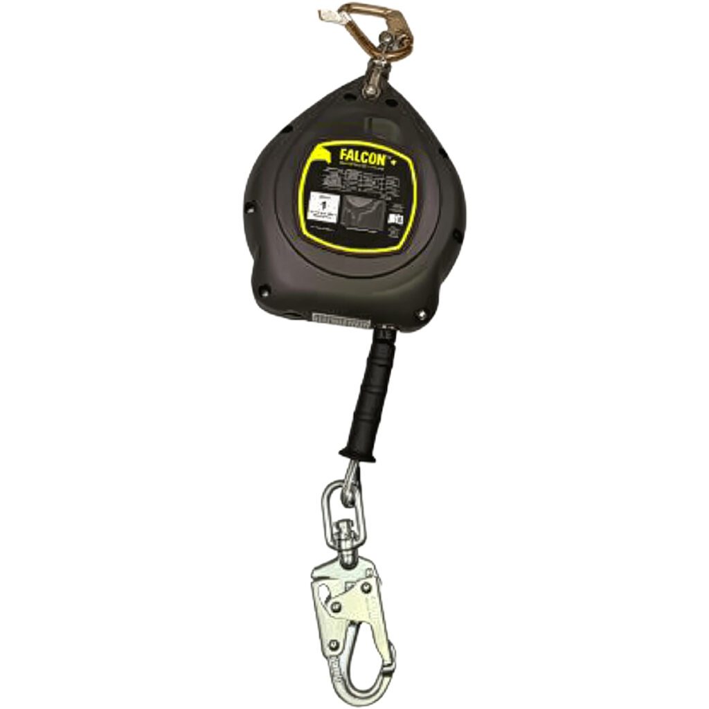 PIP Miller® Falcon+™ Self-Retracting Lifeline, with Galvanized Steel Cable, Steel Swivel Snap Hook