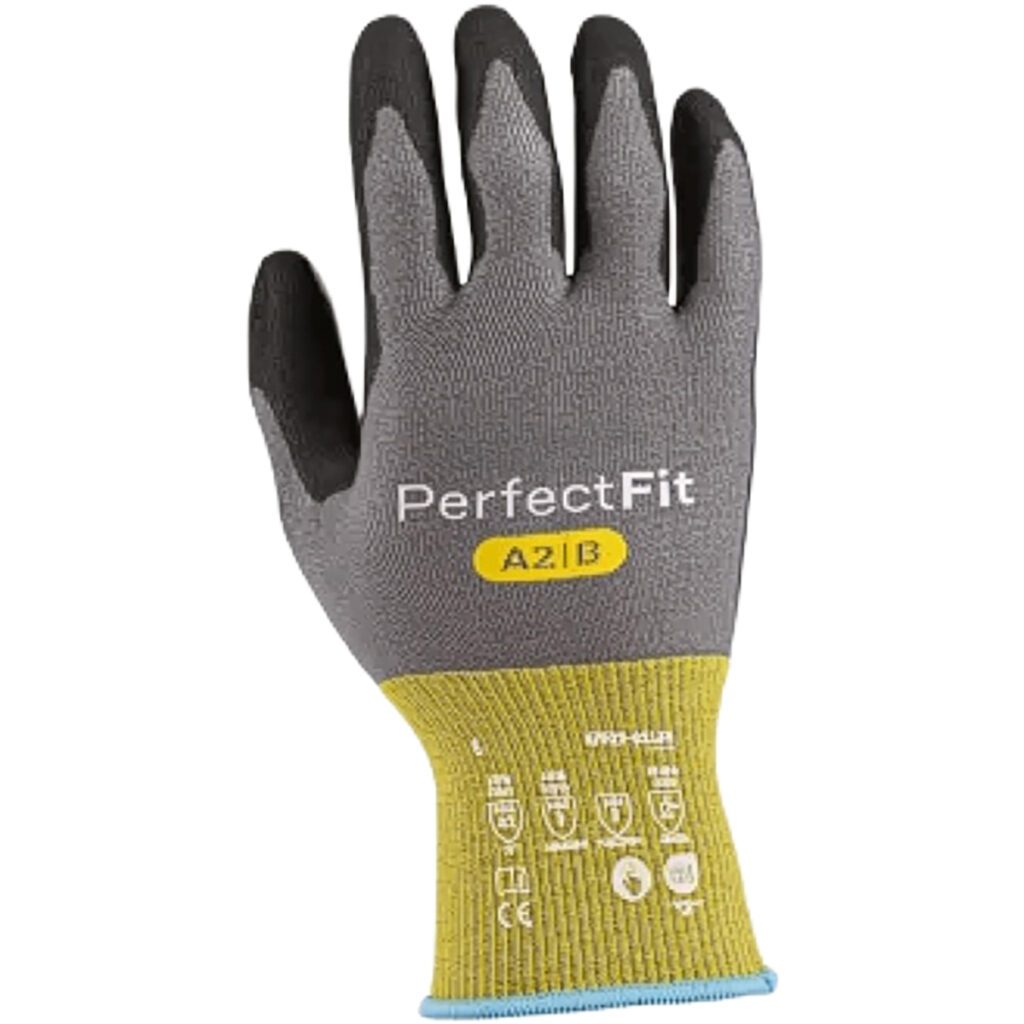 PIP G-Tek® Perfect Fit® Seamless Knit A2 Engineered Yarn Glove with Polyurethane Coated Grip on Palm & Fingers - Touchscreen - ESD Safe