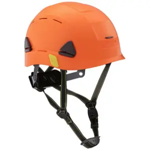 PIP Fibre-Metal® Type II Vented, Industrial Climbing Helmet with HDPE Shell, 8-Point Textile Suspension, Wheel Ratchet Adjustment and a 4-Point Chinstrap