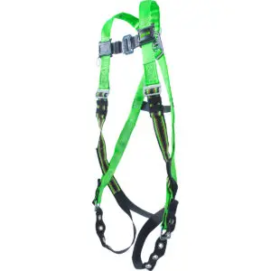 PIP Miller® DuraFlex™ Python™ Cushioned Webbing Full-Body Harness, 5 Points of Adjustment, with Back D-Ring, and Mating Chest Buckles & Tongue Leg Buckles