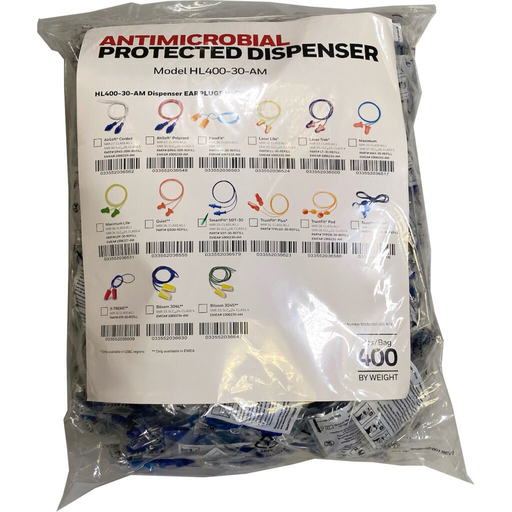 PIP Howard Leight™ SmartFit® Metal Detectable Reusable TPE Corded Ear Plugs Refill - NRR 25