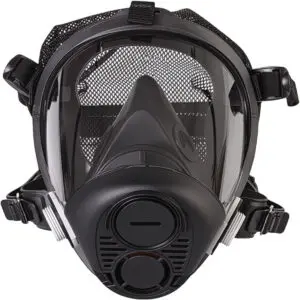 PIP North® RU6500 Series Silicone Full Facepiece with Mesh Headnet