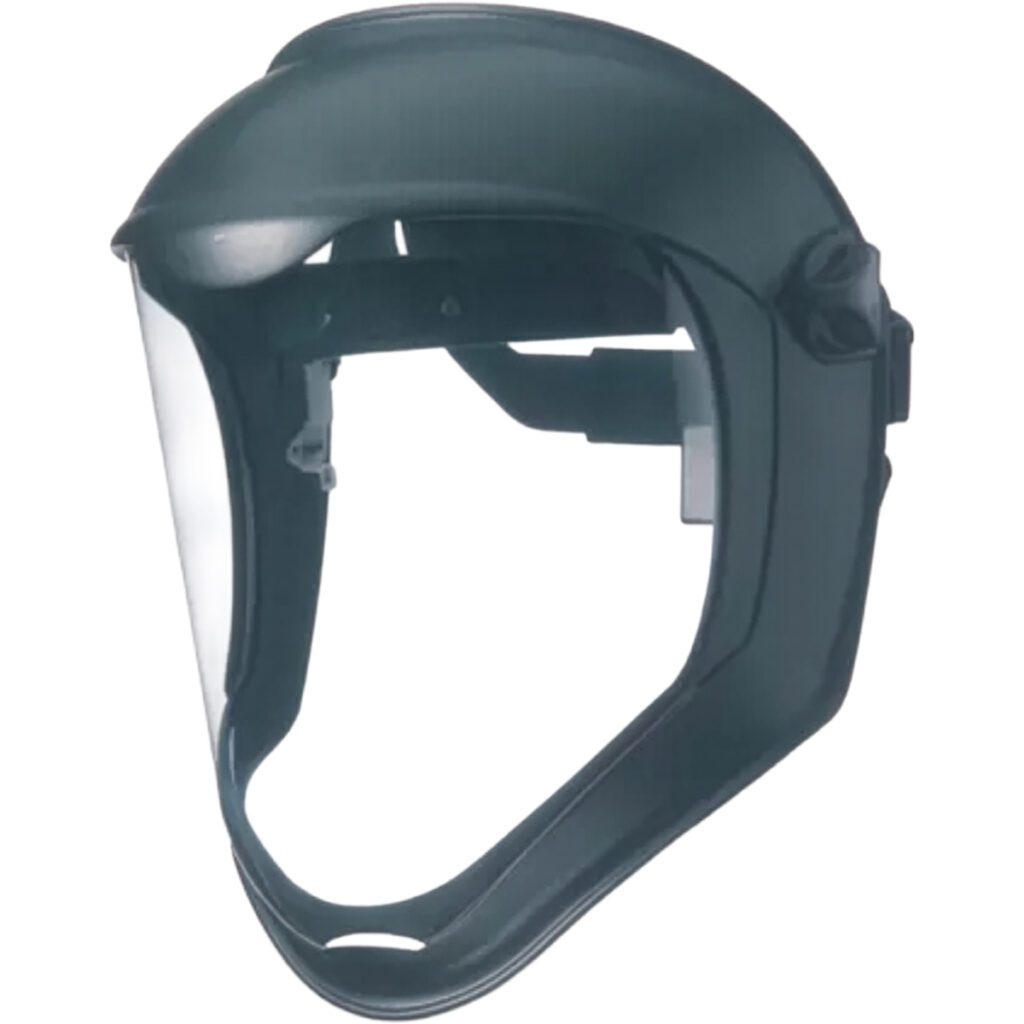 PIP UVEX® Bionic® Polycarbonate Faceshield System with Matte Black Headgear and Uncoated Clear Lens