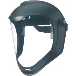 PIP UVEX® Bionic® Polycarbonate Faceshield System with Matte Black Headgear and Uncoated Clear Lens