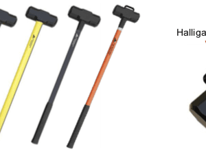 Leather Head Tools 32" Sledge Hammer w/ Black Fiberglass Handle w/ Rubber Grip