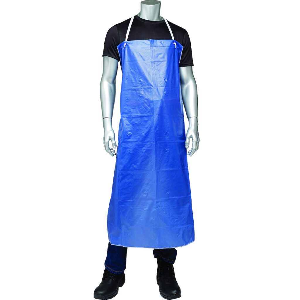 PIP® Blue Vinyl Apron - 8 mil